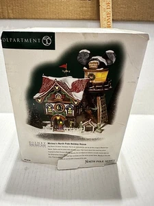 Department 56 Disney Mickey's North Pole Series Holiday House Christmas READ DES - Picture 1 of 16