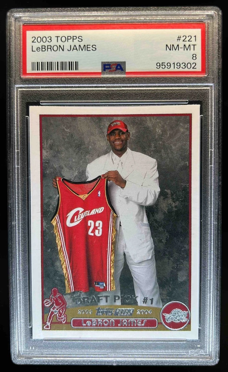 Topps LeBron James Rookie Basketball Trading Card Singles for sale
