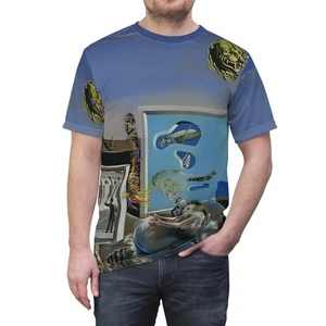 T-shirt Salvador Dalì Piaceri Illuminati Surrealismo Arte Unica Grafica Regalo - Foto 1 di 13
