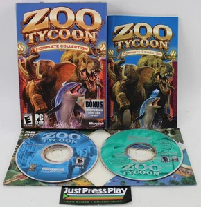 Zoo Tycoon gioco PC collezione completa con Marine Mania e manuale CIB - Foto 1 di 24