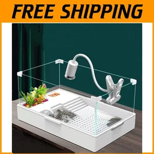 Durable Acrylic Turtle Aquarium with Easy Maintenance & Water Pump Attachment - Picture 1 of 9