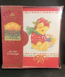 Nuevas tarjetas de felicitación de Navidad de primavera de colección oso conejo religioso Isaías EE. UU. - Imagen 1 de 8