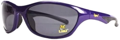LSU TIgers NCAA Polarized Wrap Full Sunglasses Unisex AND W/FREE POUCH/BAG Cover