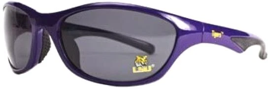 Óculos de sol LSU TIgers aro completo envoltório polarizado proteção UV unissex novo NCAA - Imagem 1 de 1