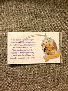 WDW Disneyworld Cast 2009 Family Holiday Christmas Ornament Sleeping Beauty 50th - Picture 1 of 5