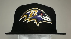 New Era NFL Baltimore Ravens Black 59FIFTY Fitted Hat, New, Multiple Sizes - Picture 1 of 12
