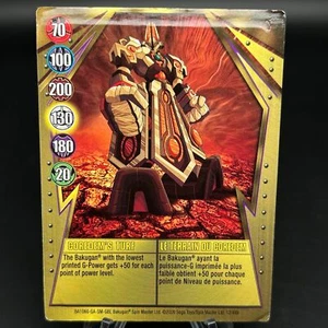 Bakugan COREDEM'S TURF Metal Gate Card GOLD 2009 BA1060-GA-SM-GBL 12/48b - Picture 1 of 7