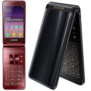 Teléfono móvil abatible 4G original desbloqueado Samsung Galaxy Folder2 SM-G160N WIFI 3.8" abatible - Imagen 1 de 13