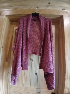 Nuevo Cárdigan Abierto ANA Rojo Peperonia Combo Talla M - Imagen 1 de 7