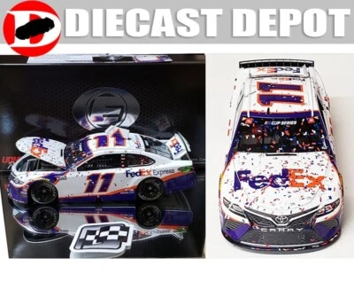 DENNY HAMLIN 2020  DAYTONA   RACED WIN   1/24 ELITE - Image 1 of 4