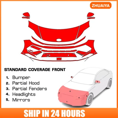 PreCut Paint Protection Film Clear Bra PPF Kit For Hyundai Sonata 2024-2025 - Image 1 of 4