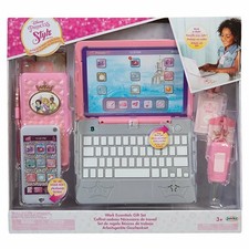 Disney Princess Work Like Mum/Dad Role Play Set Laptop Mobile Phone Gift Toy 3+