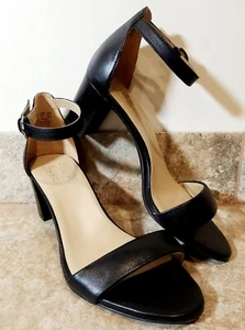 Naturalizer | Vera Black Leather Pumps Heels Shoes Women's Size 7 W | CUTE! 💖✨️ - Picture 1 of 13