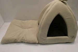 Pet Tent-Soft Bed for Dog and Cat by Best Pet Supplies - Beige Corduroy - Picture 1 of 4