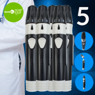 ASCENSIA Lanzettengeräte next x 5 * Top Angebot * Neu Stechhilfe ►Händler◄