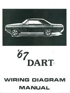 1967 DODGE DART   WIRING  DIAGRAM  MANUAL - Picture 1 of 1