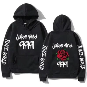 2024 Juice World Women Hoodies 999 Print Pullover Hooded Music Rapper Hip Hop - Picture 1 of 23