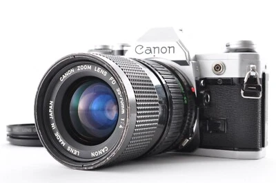 Canon AE-1 Silver / Lens New FD 35-70mm f4 Excellent+5 SLR from Japan Y1573 - Image 1 of 4
