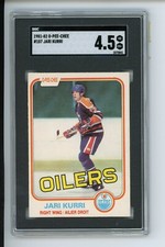SGC 4.5 Jari Kurri 1981-82 OPC O-Pee-Chee Rookie RC Edmonton Oilers
