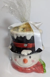 Vela Yankee muñeco de nieve cera más cálida vacaciones invierno Navidad - Imagen 1 de 9