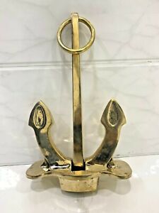 vintage style nautical new marine brass ship anchor 1 piece in nice condition