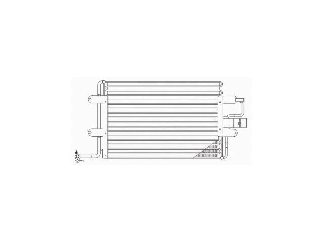 Condensador de aire acondicionado para Audi TT 2000-2005 2003 2004 2001 2002 RP237PD Foto 1 de 1