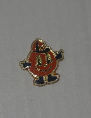 Syracuse Otto the Orange Mascot Souvenir Lapel Hat Pin Cover