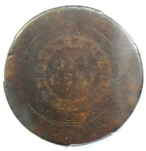 1793 Chain Flowing Hair Large Cent 1C Periods S-4 - PCGS Poor Detail - Rare Coin Cover