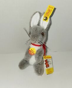 Steiff 6.5" Bunny Rabbit Manni 1503/15 Germany 1984-87 Orig Tags Mohair Jointed