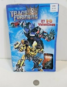 Trasformers Revenge of the Fallen ROTF 27 3-D Valentines 2009 Dreamworks Bumbleb - Picture 1 of 4