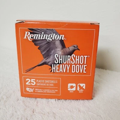 Remington ShurShot R12HD75 Shotshell 12G Orange Collector's EMPTY BOX Only - Image 1 of 4