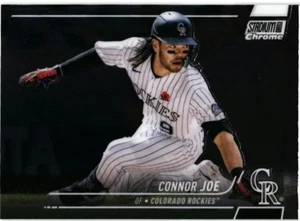 2022 TOPPS STADIUM CLUB CHROME # 345 - CONNOR JOE - COLORADO ROCKIES - Picture 1 of 2