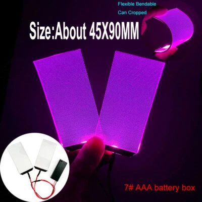 Kits de interruptor de toque de olho luz LED flexível 45*90 mm máscara cosplay olhos luz adereços G - Imagem 1 de 4