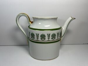 Richard Ginoli Florence Italy Palmette Emerald Tea Pot No Lid