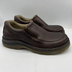 Zapatos sin cordones Dr Martens Orson 11198 de cuero marrón para hombre talla 8 para mujer talla 9 - Imagen 1 de 8