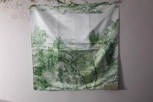 Beacon Hill, Azulejo, Woodland Scene, 26.50" W X 27" L, Color Forest - Picture 1 of 1