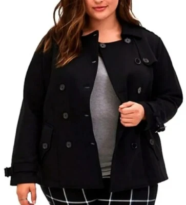 Chaquetón polar delantero con cuello negro Torrid Classic talla grande 1X, 14/16 Foto 1 de 4