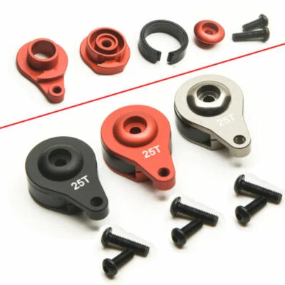 25T Aluminum Adjustable Servo Arm Single Hole For RC Model Cars Helicopter Boat - Image 1 of 4