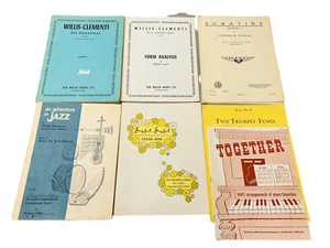 Sheet Music Lot For Piano. Willis-Clementi, Kuhlau, Duets, Jazz, Etc - Picture 1 of 8