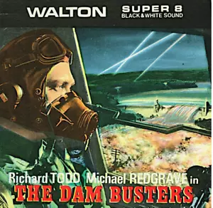 THE DAM BUSTERS 1955 SUPER 8 B/W SOUND 4 X 400FT CINE FILM 8MM - Picture 1 of 18