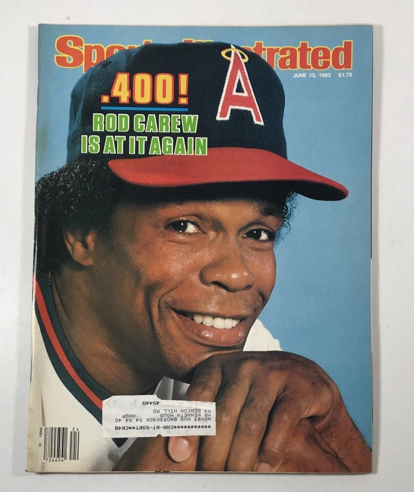 Sports Illustrated Magazine June 13, 1983: Rod Carew, Moses Malone, Philadelphia - Image 1 of 3