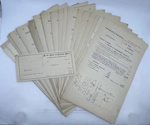 Pennsylvania Commission of Lunacy Papers 1905-1906 Lot Of 71 Antique RARE - Picture 1 of 6