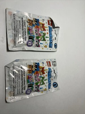 LEGO #41775 Unikitty Minifiguras Lote de 2 Bolsas Ciegas Serie 1 Sin Abrir ¡NUEVO! Foto 1 de 3