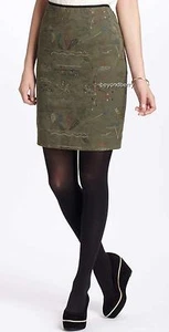 NUEVA Falda Lápiz con Hilos Acolchados Anthropologie de Meadow Rue Talla 0-4-6-8-10 - Imagen 1 de 8