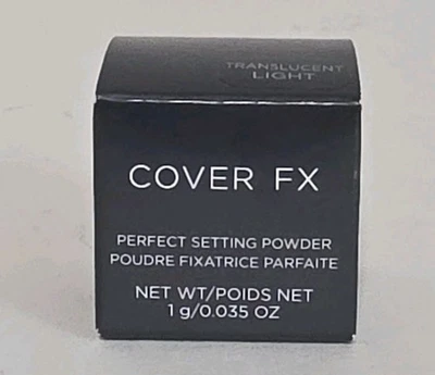 Cover FX Perfect Setting Powder Sample (1g / 0.035oz) Translucent Light NEW - Image 1 of 3