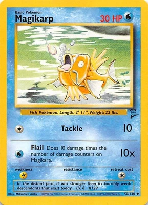Magikarp 050/130 Base Set 2 Pokemon 000410 - Image 1 of 2