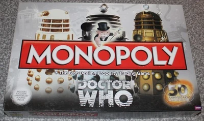 MONOPOLY DOCTOR WHO 50TH ANNIVERSARY BOARD GAME 100% (EXCELLENT CONDITION)!!! - Image 1 of 4