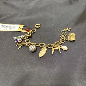 Patricia Nash World Traveler Charm Bracelet 7 inch - Imagen 1 de 4