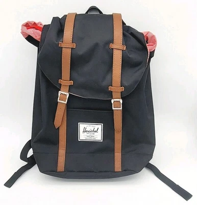 Herschel Supply Co Little America Retreat 19.5L Backpack Black/ Leather NWT - Image 1 of 4