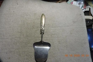 Retro GEORG JENSEN Denmark Sterling Silver CACTUS Pattern CHEESE PLANE Slicer - Picture 1 of 8